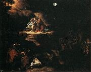 Orazio Borgianni Christ in the Garden of Gethsemane Spain oil painting artist